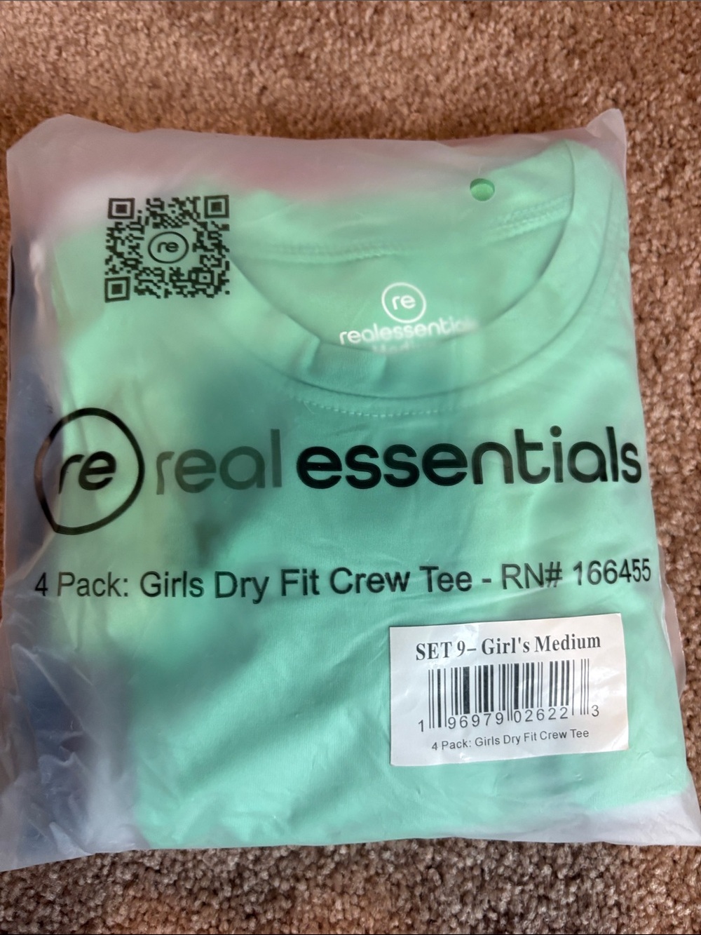 Essentials Mint Green Crew Tee - Men's Short Sleeve